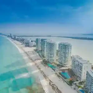 Hotel zone of Cancun
